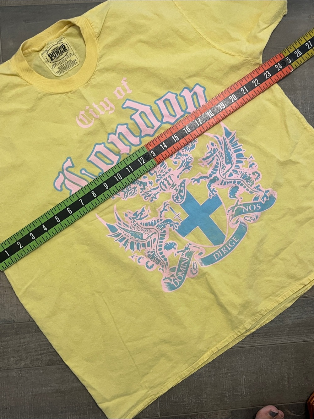 City of London Graphic Tee - Yellow Short Sleeve - Picture 8 of 11
